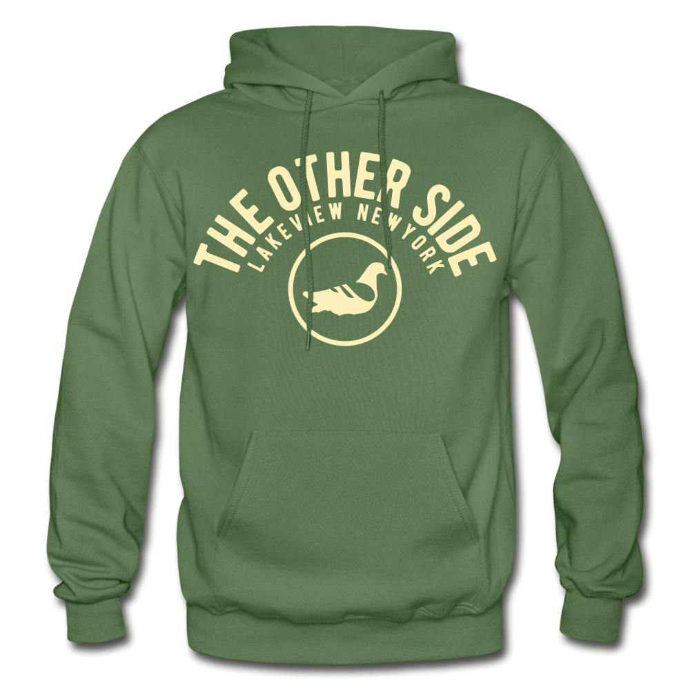 The Other Side Heavy Blend Adult Hoodie - military green