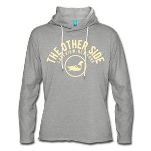 The Other Side Lightweight Terry Hoodie - heather gray