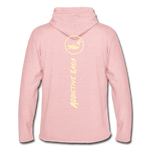 The Other Side Lightweight Terry Hoodie - cream heather pink