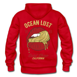 Ocean Lust Heavy Blend Adult Hoodie - red