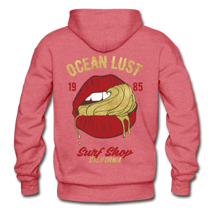 Ocean Lust Heavy Blend Adult Hoodie - heather red