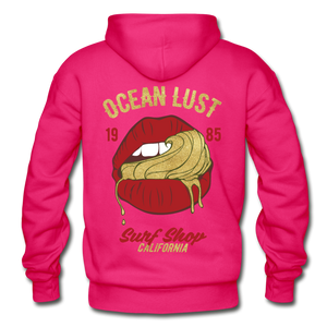 Ocean Lust Heavy Blend Adult Hoodie - fuchsia