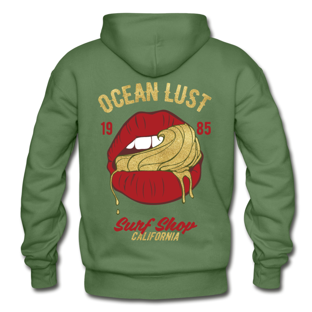 Ocean Lust Heavy Blend Adult Hoodie - military green