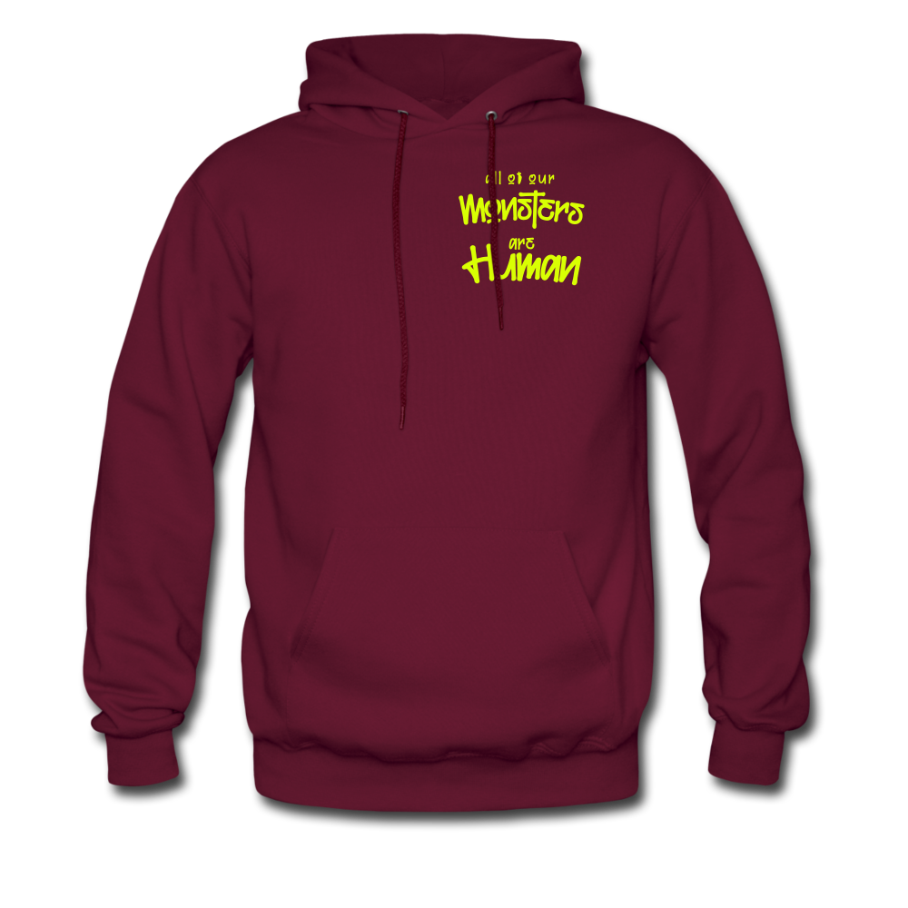 All of our Monsters Hoodie - burgundy