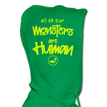 All of our Monsters Hoodie - kelly green