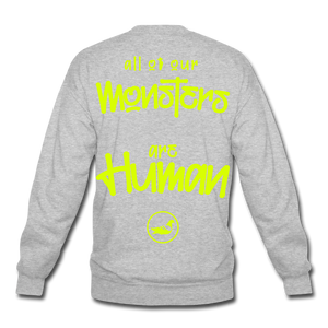 All of our Monsters Crewneck Sweatshirt - heather gray