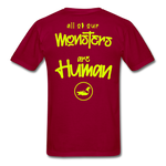 All of our Monsters T-Shirt - dark red
