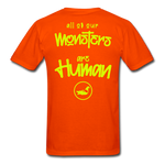 All of our Monsters T-Shirt - orange