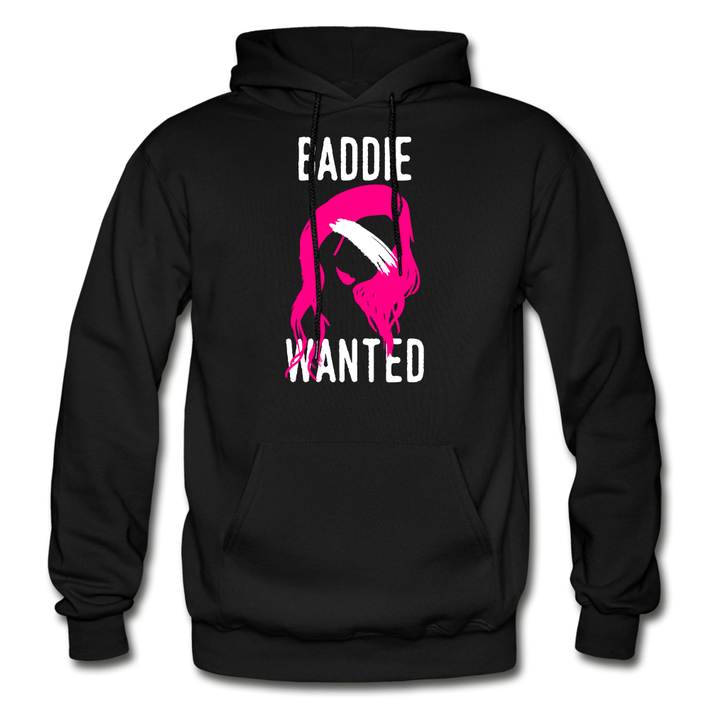 Baddie Wanted Heavy Blend Adult Hoodie - black