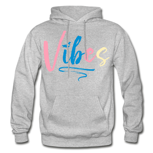 Vibes Heavy Blend Adult Hoodie - heather gray