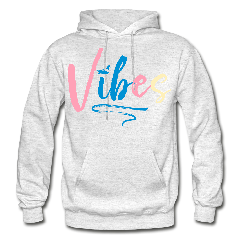 Vibes Heavy Blend Adult Hoodie - light heather gray