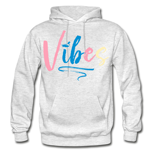 Vibes Heavy Blend Adult Hoodie - light heather gray