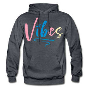 Vibes Heavy Blend Adult Hoodie - charcoal gray