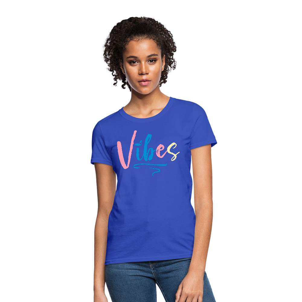 Vibes Women's T-Shirt - royal blue