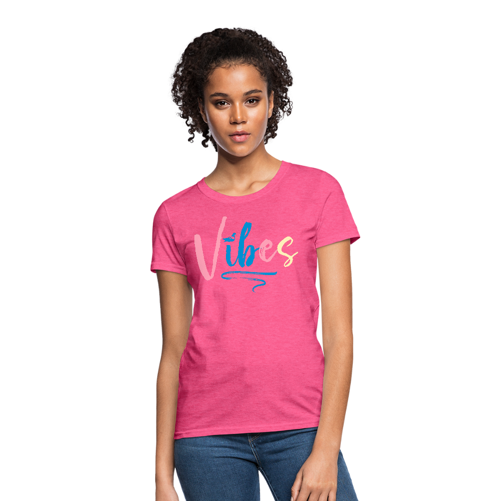 Vibes Women's T-Shirt - heather pink