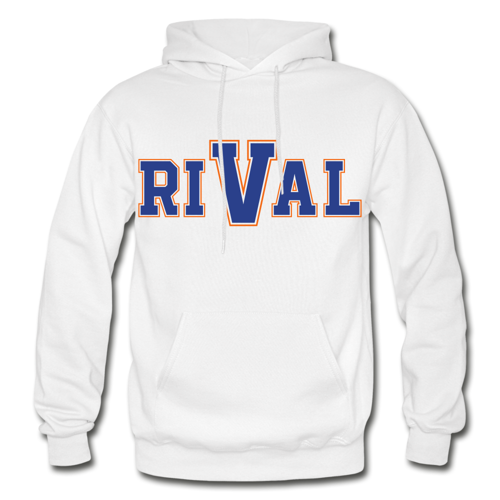 Rival Heavy Blend Adult Hoodie - white