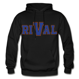 Rival Heavy Blend Adult Hoodie - black