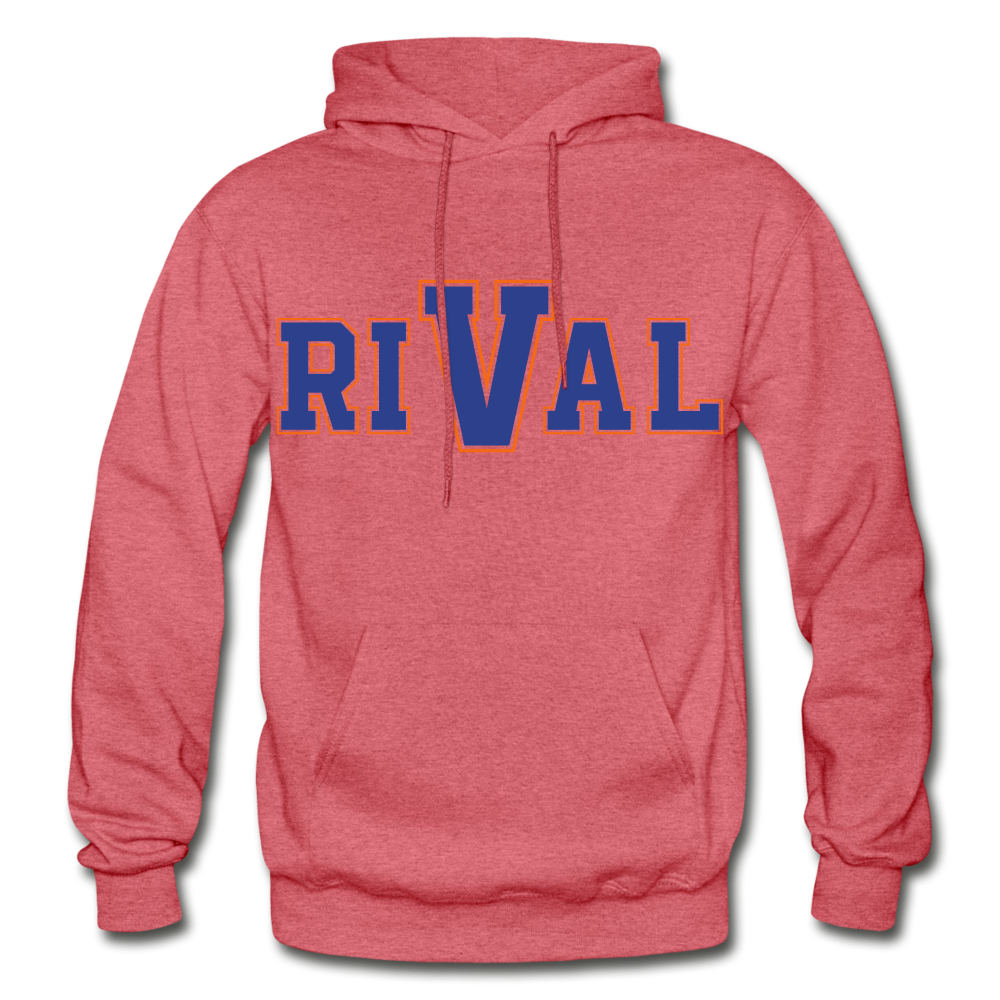 Rival Heavy Blend Adult Hoodie - heather red
