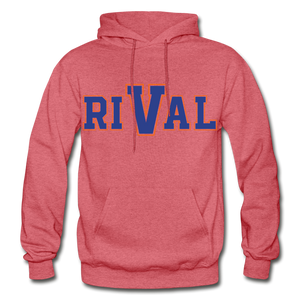 Rival Heavy Blend Adult Hoodie - heather red