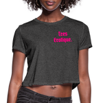 Erotique Women's Cropped T-Shirt - deep heather