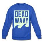 Dead Wavy (Glow) Crewneck Sweatshirt - royal blue