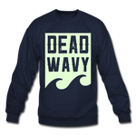 Dead Wavy (Glow) Crewneck Sweatshirt - navy