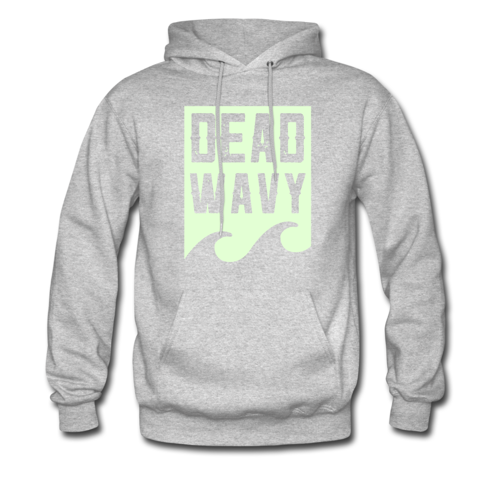 Dead Wavy (Glow) Hoodie - heather gray