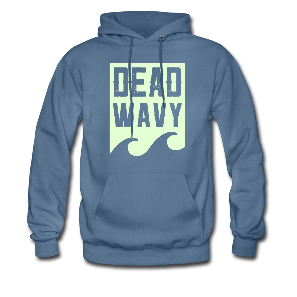 Dead Wavy (Glow) Hoodie - denim blue