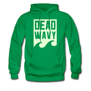 Dead Wavy (Glow) Hoodie - kelly green