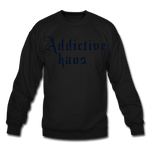 Classic Addictive Kaos Crewneck Sweatshirt - black