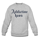 Classic Addictive Kaos Crewneck Sweatshirt - heather gray