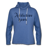 Classic Addictive Kaos Lightweight Terry Hoodie - heather Blue