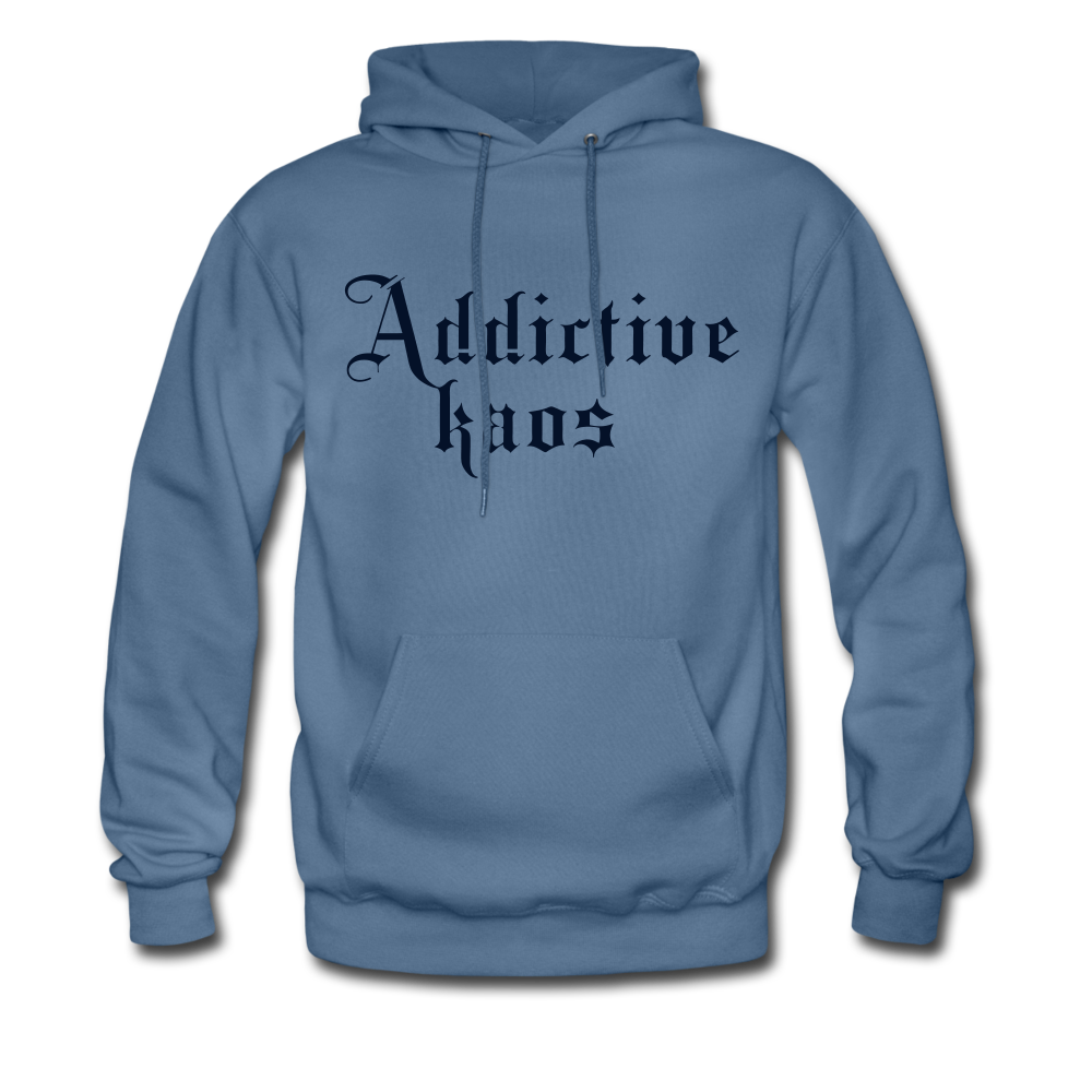 Classic Addictive Kaos Men's Hoodie - denim blue