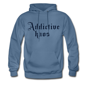 Classic Addictive Kaos Men's Hoodie - denim blue