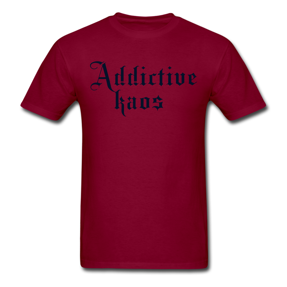 Classic Addictive Kaos T-Shirt - burgundy