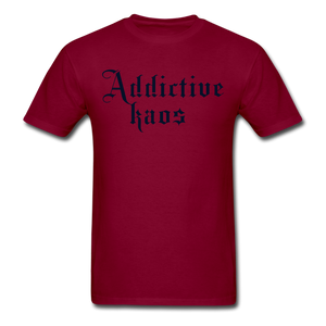 Classic Addictive Kaos T-Shirt - burgundy