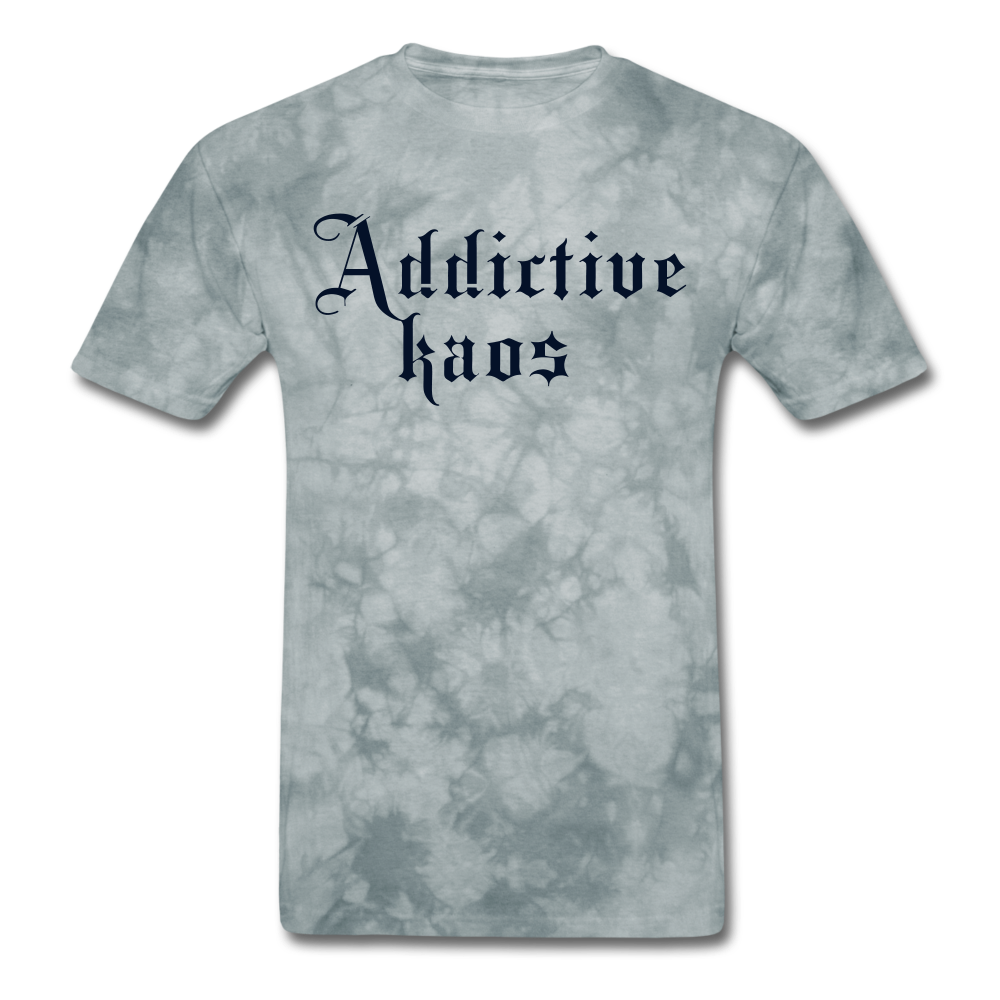 Classic Addictive Kaos T-Shirt - grey tie dye