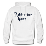 Classic Addictive Kaos Heavy Blend Adult Hoodie - white