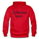 Classic Addictive Kaos Heavy Blend Adult Hoodie - red