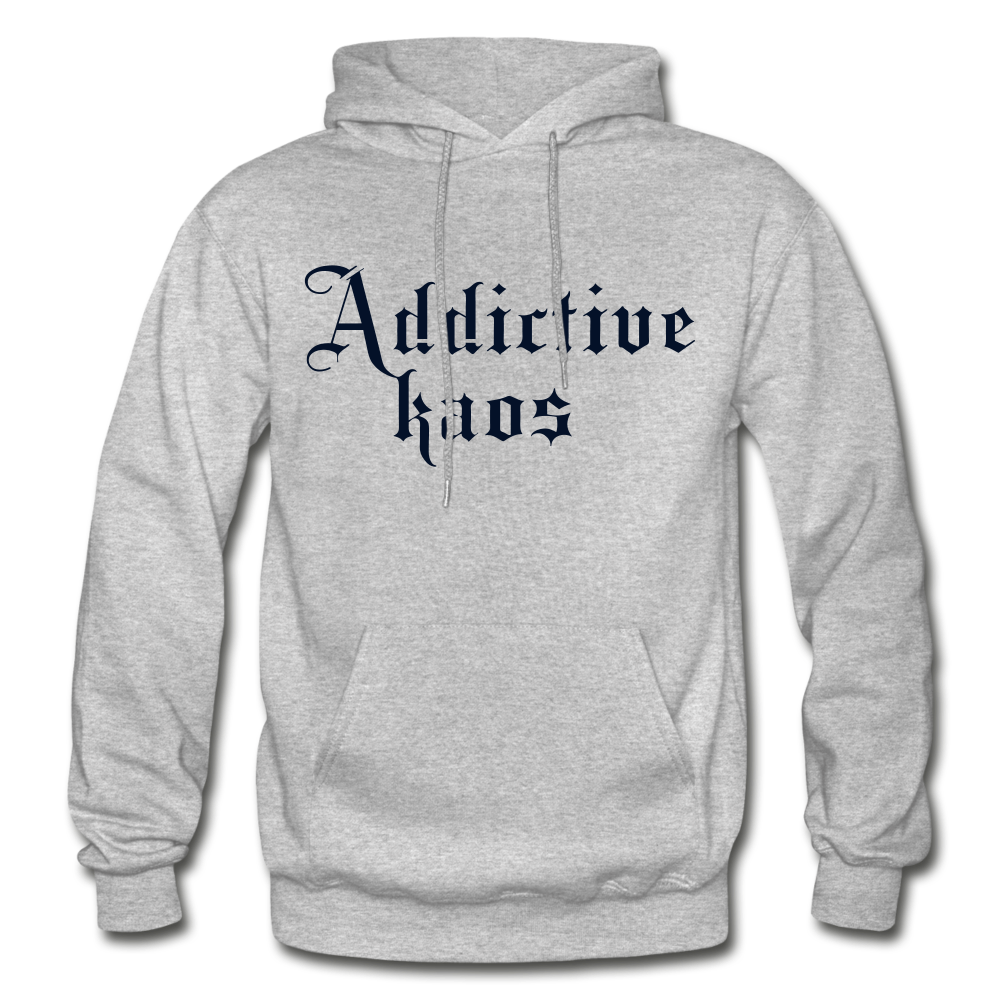 Classic Addictive Kaos Heavy Blend Adult Hoodie - heather gray