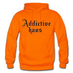 Classic Addictive Kaos Heavy Blend Adult Hoodie - orange