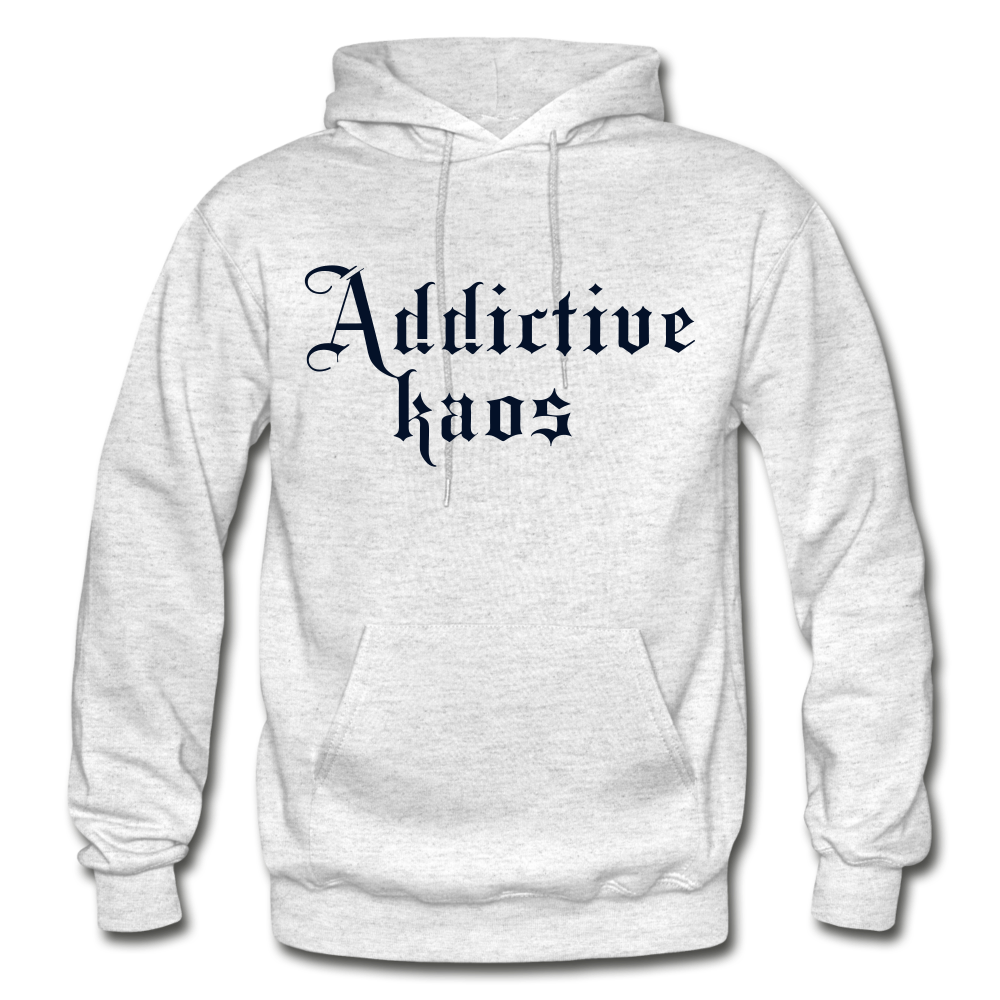 Classic Addictive Kaos Heavy Blend Adult Hoodie - light heather gray