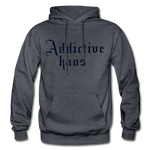 Classic Addictive Kaos Heavy Blend Adult Hoodie - charcoal gray