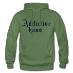 Classic Addictive Kaos Heavy Blend Adult Hoodie - military green