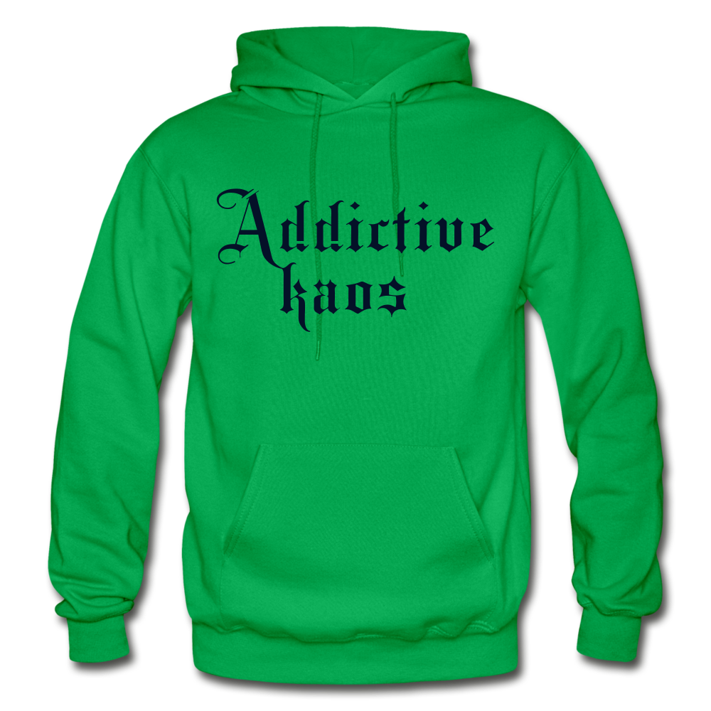 Classic Addictive Kaos Heavy Blend Adult Hoodie - kelly green