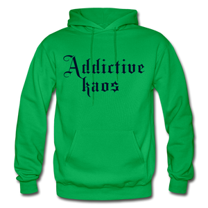 Classic Addictive Kaos Heavy Blend Adult Hoodie - kelly green
