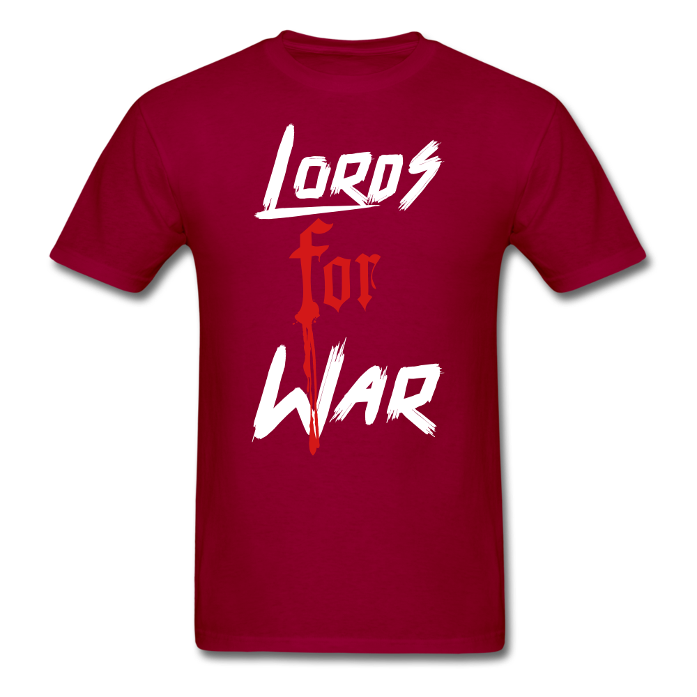Lords For War T-Shirt - dark red