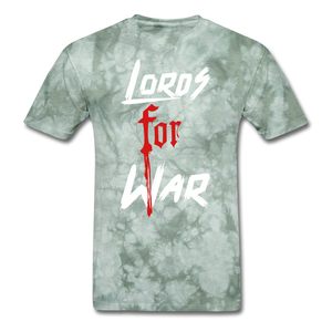 Lords For War T-Shirt - military green tie dye