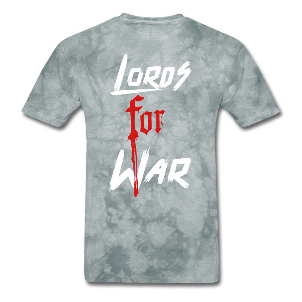Lords For War T-Shirt - grey tie dye