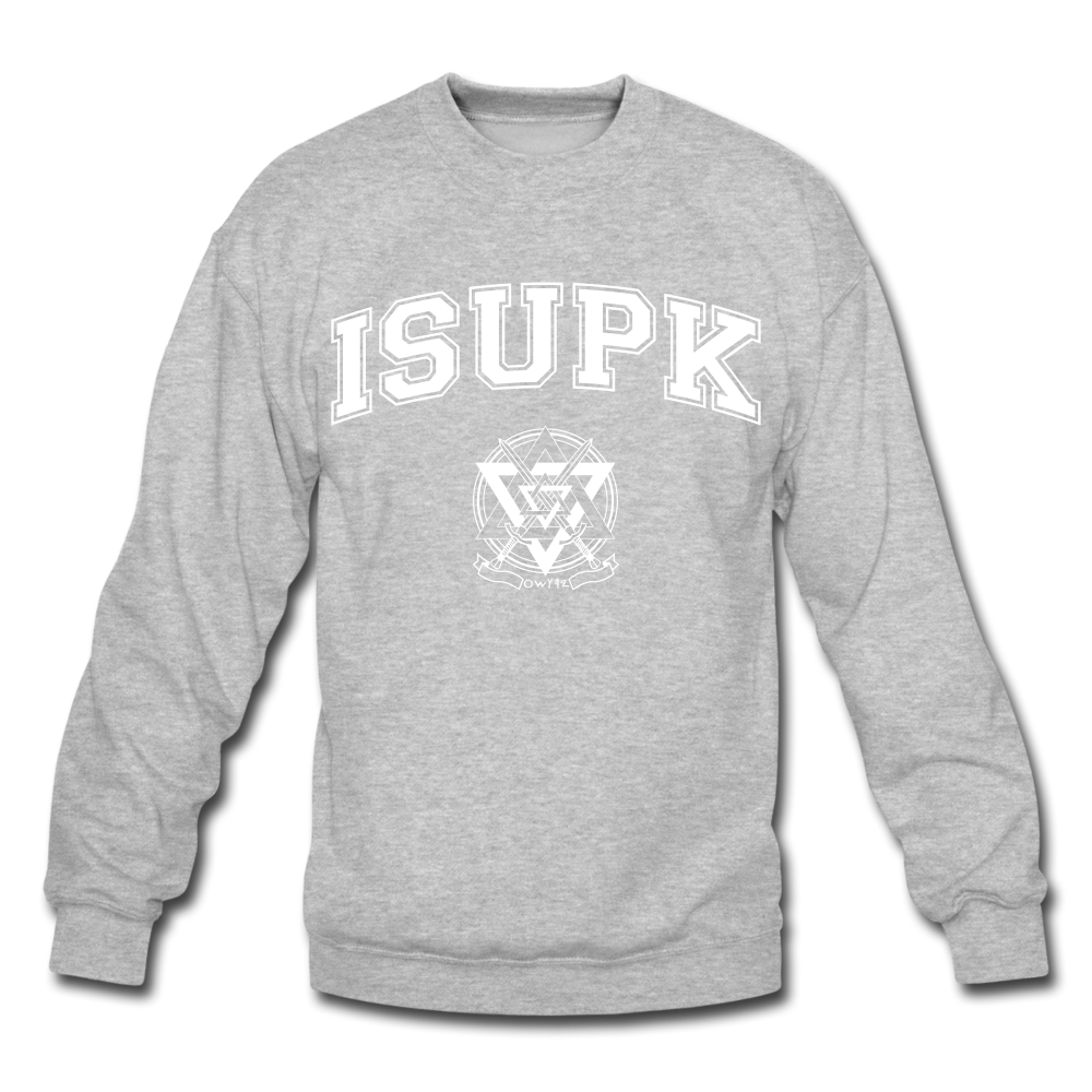 ISUPK Team Crewneck Sweatshirt - heather gray